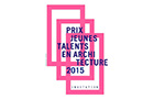 Affiche prix Jeunes talents en architecture 2015