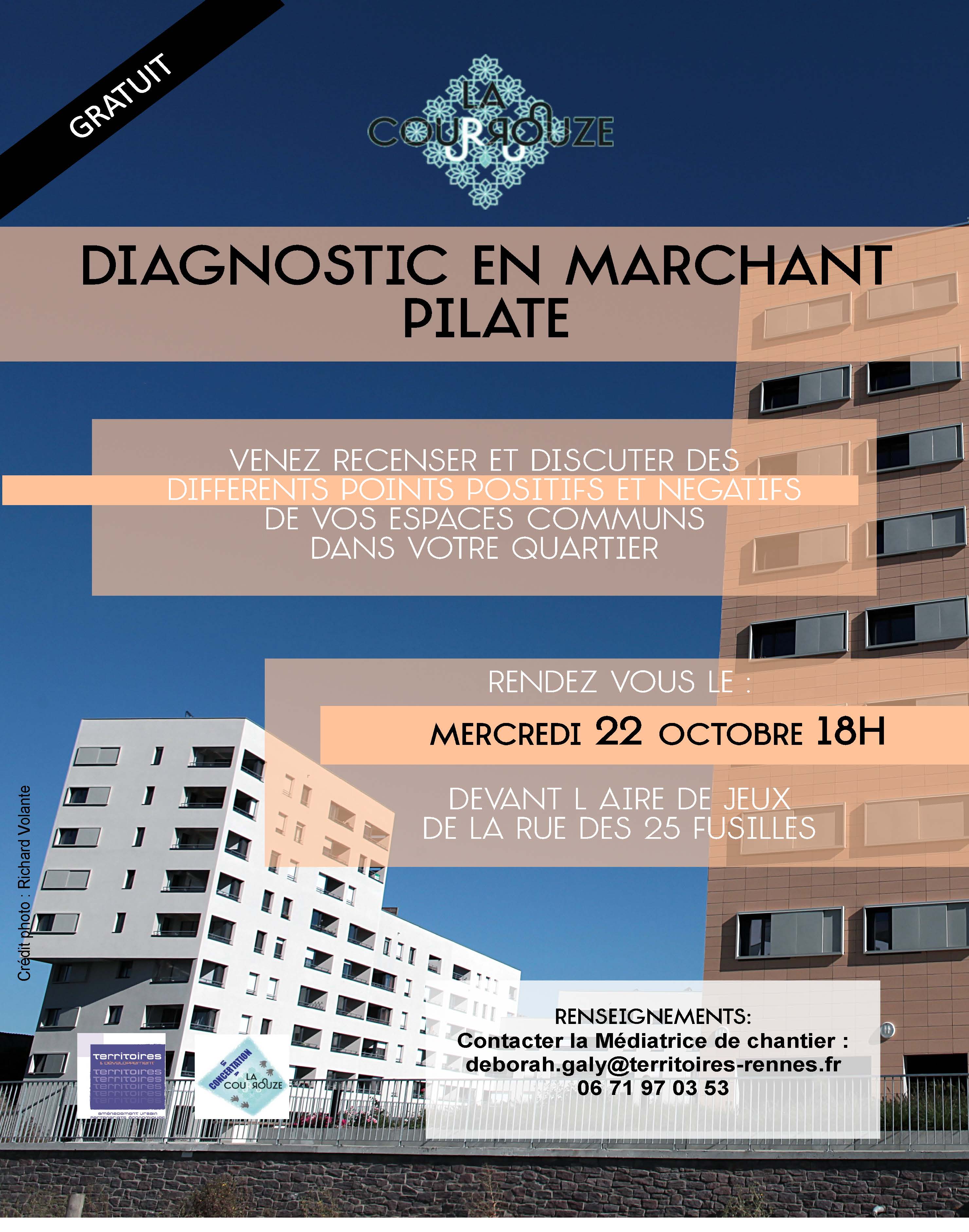 Affiche Diagnostic en Marchant Pilate 2014-1