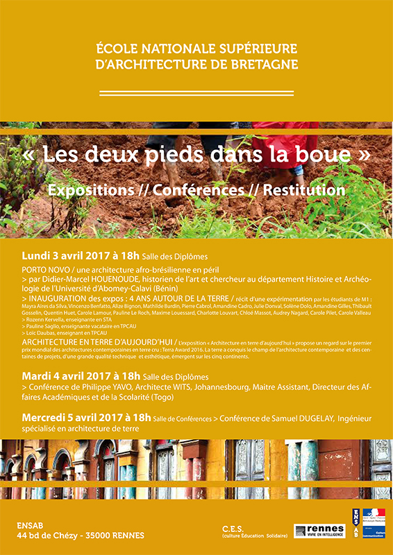 Temps d'architecture en terre à l'ENSAB