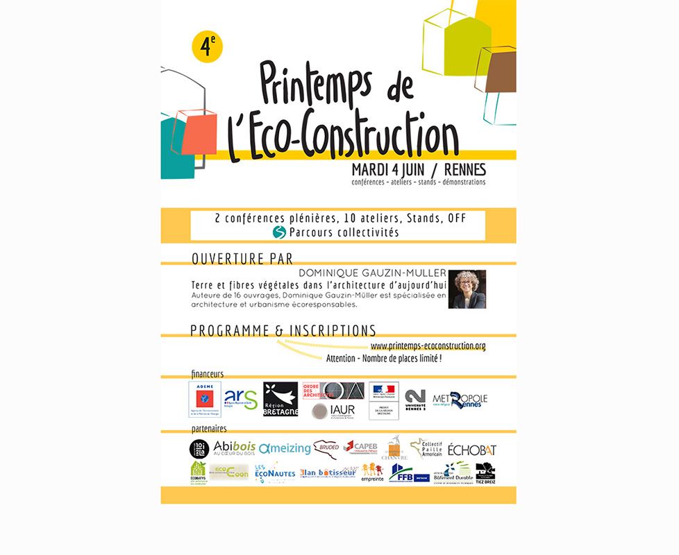 Printemps de l'Eco-Construction #4 à l'Université Rennes 2