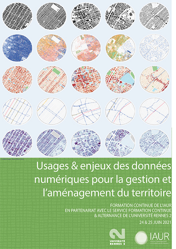 Formation "Usages & enjeux des données numériques pour la gestion et l’aménagement du territoire"